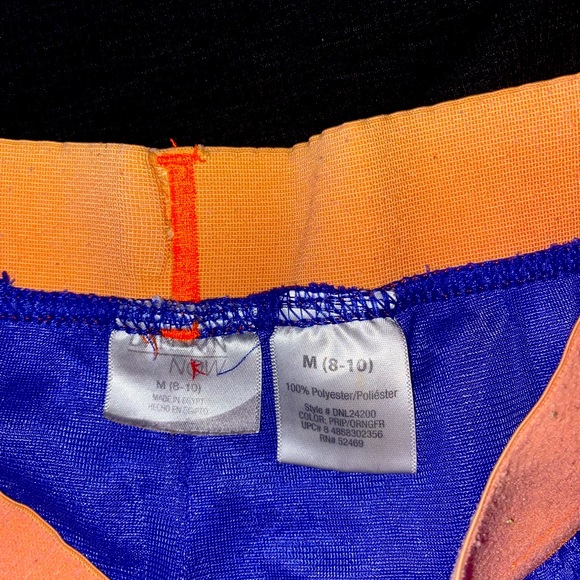 Womens (Purple/Orange) Athletic Shorts - Picture 3 of 3